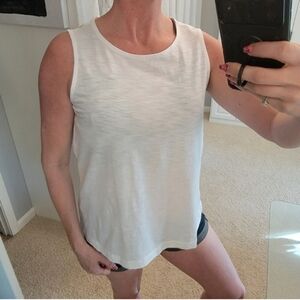 Vineyard Vines Mixed Media Sleeveless Tank Top Gingham Size Small NWT